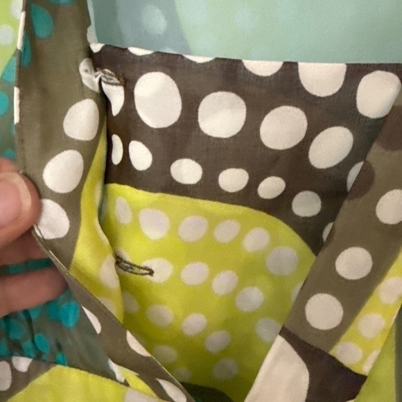 Milly Womens Y2K Mini Dress Retro 60's Style Geometric Polka Dot Mod 100% Silk 8 - Picture 5 of 11